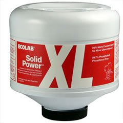 Ecolab Dish Detergent Solid Power® XL with GlassGuard™, 4 EA/CS