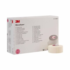 3M Microfoam Elastic Foam Surgical Tape 1in x 5.5 Yds All Way Stretch