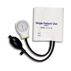 MON271414BX - Briggs Healthcare - Aneroid Sphygmomanometer Mabis® Pocket Style Hand Held 2-Tube Adult Arm, 5EA/BX