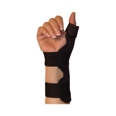 Ossur Thumb Splint Ossur One Size Fits Most Hook and Loop Strap Closure Black, 1 Each