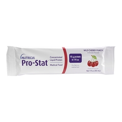 Medical Nutrition USA Protein Supplement Pro-Stat&reg; Sugar-Free Wild Cherry Punch 1 oz. Individual Packet Ready to Use, 96 EA/CS