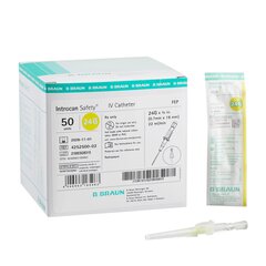 Introcan Safety Peripheral IV Catheter Introcan Safety® 24 Gauge 3/4 ...