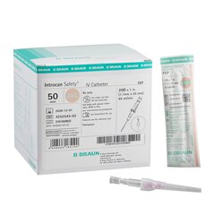B. Braun Peripheral IV Catheter Introcan Safety 20 Gauge 1