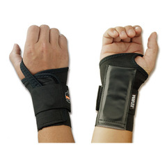 Ergodyne Wrist Support ProFlex&reg; 4000 Single Strap Elastane / Elastic / Polyester Left Hand Black Medium, 1/EA