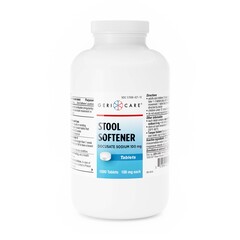 Geri-Care Docusate Sodium Laxative Tablets 100Mg, 1000 per Bottle