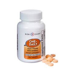 Geri-Care Multivitamin Supplement with Minerals Tablets, 100EA per Bottle