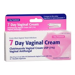 Taro Vaginal Antifungal 1% Strength Cream 1.5 oz. Tube