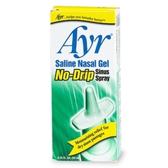 BF Ascher Nasal Moisturizer Ayr&reg; Saline Nasal Gel No-Drip Sinus Spray 0.75 oz.
