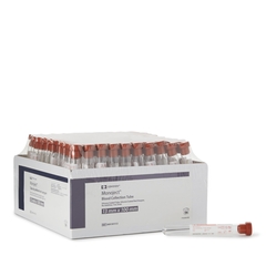 Cardinal Health Monoject™ Venous Blood Collection Tube Serum Tube Plain 13 X 100 mm 7 mL Red Conventional Closure Glass Tube, 1000/CS
