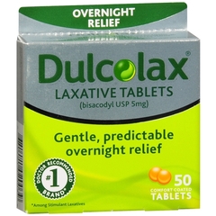 Boehringer Ingelheim Laxative Dulcolax&reg; Tablet 50 per Box 5 mg Strength Bisacodyl USP