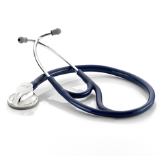 American Diagnostic Cardiology Stethoscope Adscope Blue 1-Tube 19 Inch Tube Single Head Chestpiece, 1/EA