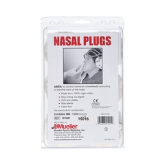 Mueller Sports Nasal Plug Cotton 1-1/2 L Inch