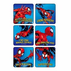 Medibadge Kids Love Stickers 90 per Pack Spider-Man Strong n Healthy Sticker 2-1/2 Inch, 1 Pack