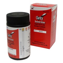 Clarity Diagnostics Urinalysis Reagent Clarity&reg; Ketone For Urinalysis, 1/BX