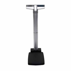 Health O Meter Column Scale Health O Meter LCD Display 460 lbs. / 209 kg Capacity Gray AC Adapter / Battery Operated, 1 Each