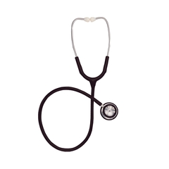 Briggs Healthcare Binaural Stethoscope Signature&reg; Black 22 Inch L Dual Head