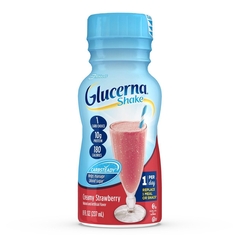 Abbott Nutrition Glucerna Original Shake, Strawberry Flavor, 8-ounce bottle