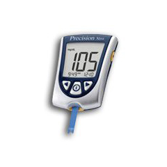 Abbott Nutrition Blood Glucose and Ketone Meter Precision Xtra 5 Second Glucose, 10 Second Ketones Results Stores up to 450 Results No Coding Required, 1 Each