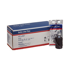 BSN Medical Cast Tape Delta-Lite&reg; Plus 3 Inch X 12 Foot Fiberglass / Resin Black, 10/BX