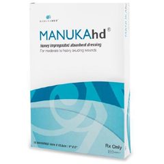 MON1017838BX - Manukamed - Impregnated Calcium Alginate Dressing MANUKAhd 2 X 2 Inch Polymer Manuka Honey Sterile, 10/BX