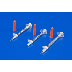 MON661690EA - Covidien - Insulin Syringe with Needle Magellan 0.3 mL 30 Gauge 5/16" Attached Needle Sliding Safety Needle, 1/EA