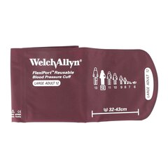 Welch Allyn FlexiPort&reg; Reusable Blood Pressure Cuff, 32-43 cm, Arm, Nylon Cuff, Large Adult