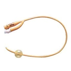Teleflex Medical Foley Catheter Rusch Puregold™ 2-Way / Tiemann / One Eye Coude Tip 30 cc Balloon 12 Fr. PTFE (Teflon) Coated Latex, 10/BX