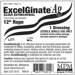 MPM Medical ExcelGinate AG Antimicrobial Dressing 12