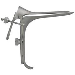 BR Surgical Vaginal Speculum BR Surgical Pederson NonSterile Surgical Grade German Stainless Steel Medium Right Side Open Reusable Without Light Source Capability