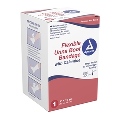 Dynarex Unna Boot Dynarex 3 Inch X 10 Yard Gauze Calamine / Zinc Oxide NonSterile