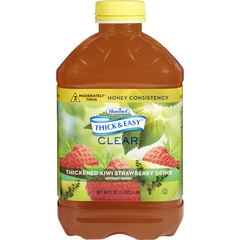 Hormel Health Labs Thickened Beverage Thick & Easy 46 oz. Bottle Kiwi Strawberry Flavor Ready to Use Honey Consistency, 1/EA