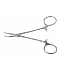 BR Surgical Hemostatic Forceps Halsted-Mosquito 5 Inch Length Surgical Grade Stainless Steel Curved