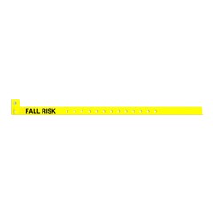 Precision Dynamic Identification Wristband Sentry&reg; Superband&reg; Alert Bands&reg; Alert Band Permanent Snap Fall Risk, 1/BX