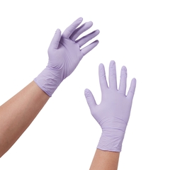 Halyard Exam Glove Lavender™ NonSterile Lavender Powder Free Nitrile Ambidextrous Textured Fingertips Not Chemo Approved X-Small, 250 EA/BX