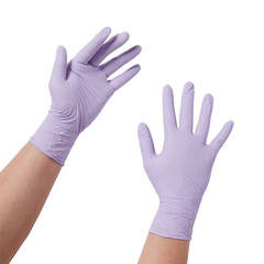Halyard Exam Glove Lavender™ NonSterile Lavender Powder Free Nitrile Ambidextrous Textured Fingertips Not Chemo Approved Medium, 250 EA/BX