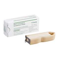Bard Medical Cunningham Clamp Nonsterile, Large, 3 Inch, Rubber, Adjustable, Reusable