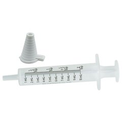 Apothecary Products Oral Medication Syringe Korc&reg; 10 mL Oral Tip Without Safety, 6/PK