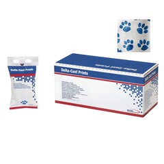 BSN Medical Cast Tape Delta-Cast Prints 2 Inch X 12 Foot Polyester Paw Print