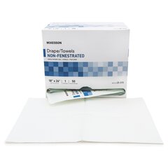 McKesson Minor Procedure Drape Medi-Pak&reg; Performance Sterile Field Drape 18 W X 26 L Inch Sterile, 50EA/BX
