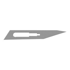 Southmedic Safety Scalpel Personna Plus&reg; No. 11 Polymer Coated Stainless Steel / Plastic Classic Grip Handle Sterile Disposable