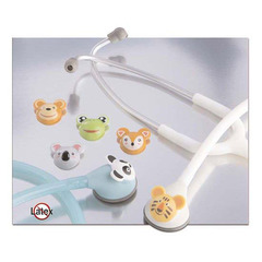 ADC Clinician Stethoscope Adimals™ 618 Teal Blue 1-Tube 22 Inch Tube Single Sided Chestpiece, 1/EA