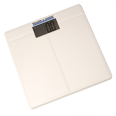 Health O Meter Floor Scale Digital LCD Display 397 lbs. / 180 kg Weight Capacity White Battery Operated, 1/EA