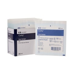 Cardinal Health Gauze Sponge Curity Cotton 8-Ply 4
