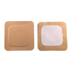 Austin Medical Products Stoma Cap 3 X 3 Inch, 1-1/8 Inch Round Center Opening, Style G-1, 50/BX