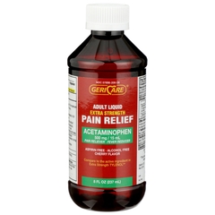 Geri-Care Pain Reliever Liquid 8 oz. 500 mg, 1 Bottle