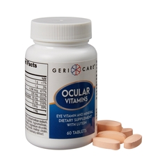 Geri-Care Eye Vitamin and Mineral Supplement with Lutein Tablets, 60EA per Bottle