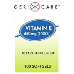 McKesson Vitamin E Supplement 1000 IU Strength Softgel 100 per Bottle