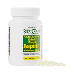 Geri-Care Aspirin Tablets 81 mg, 300EA per Bottle