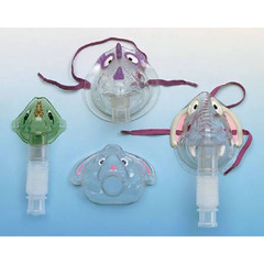 Vyaire Medical Aerosol Face Mask AirLife&reg; Elongated Pediatric One Size Fits Most Adjustable Elastic Head Strap, 50 EA/CS