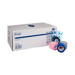 Hartmann Cohesive Bandage Co-Lastic 1-1/2 Inch X 5 Yard Standard Compression Self-adherent Closure Assorted Colors NonSterile, 48/CS